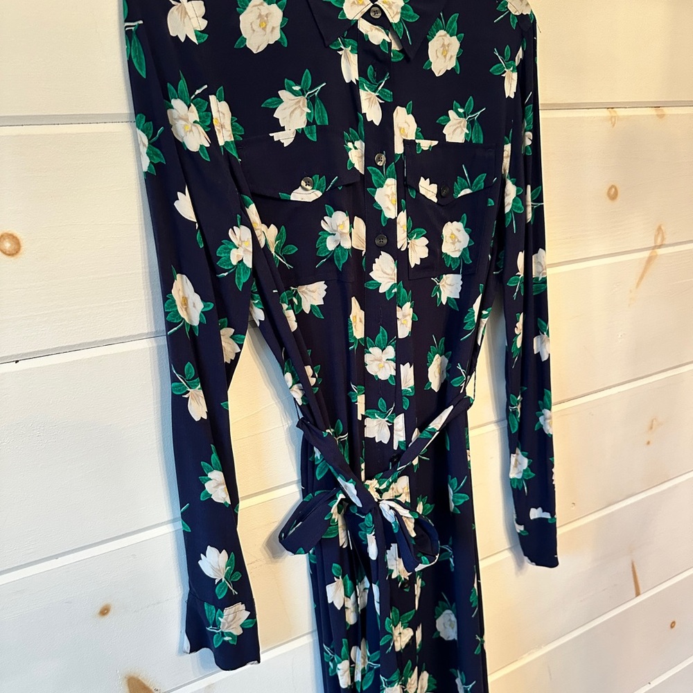 Draper James Navy Magnolia Dress